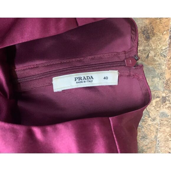 Prada Spring 2006 Silk Shiny Tailored Peplum Dressy Tunic Tank Top sz 40 - Picture 3 of 10